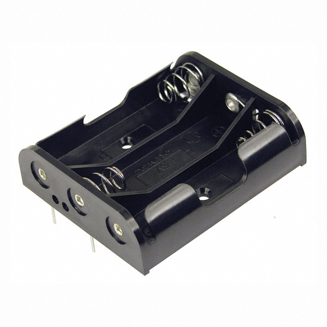 【BC3AAPC】BATTERY HOLDER AA 3 CELL PC PIN