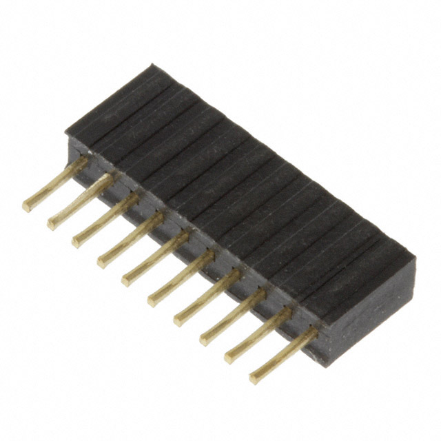 【M52-5001045】CONN RCPT 10POS 0.05 GOLD PCB