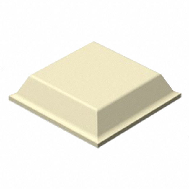 【SJ5008】BUMPER SQUARE 0.5"L X 0.5"W WHT