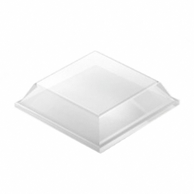 BUMPER SQUARE 0.5"L X 0.5"W CLR【SJ5308】