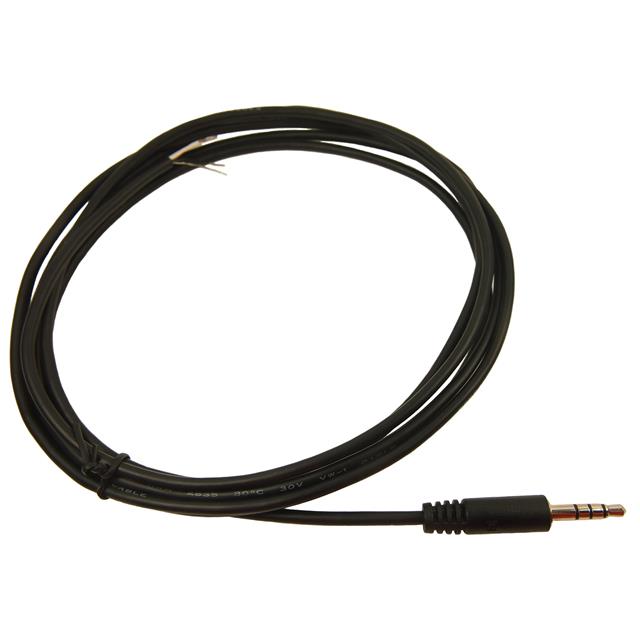 【FC68122C】3.5MM 4 POLE O/M LEAD 2M