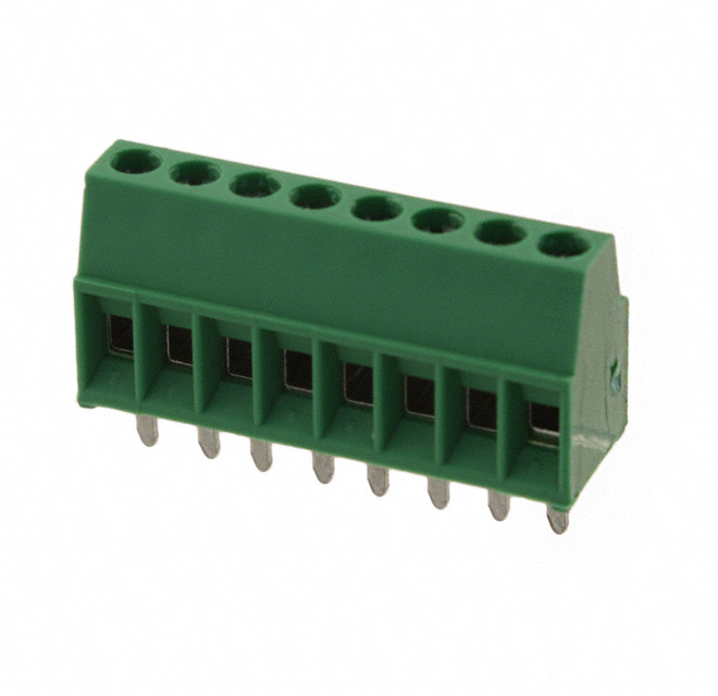 【282834-8】TERM BLK 8P SIDE ENT 2.54MM PCB