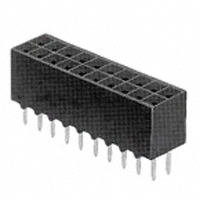 CONN RCPT 38POS 0.1 GOLD PCB【1-535542-9】