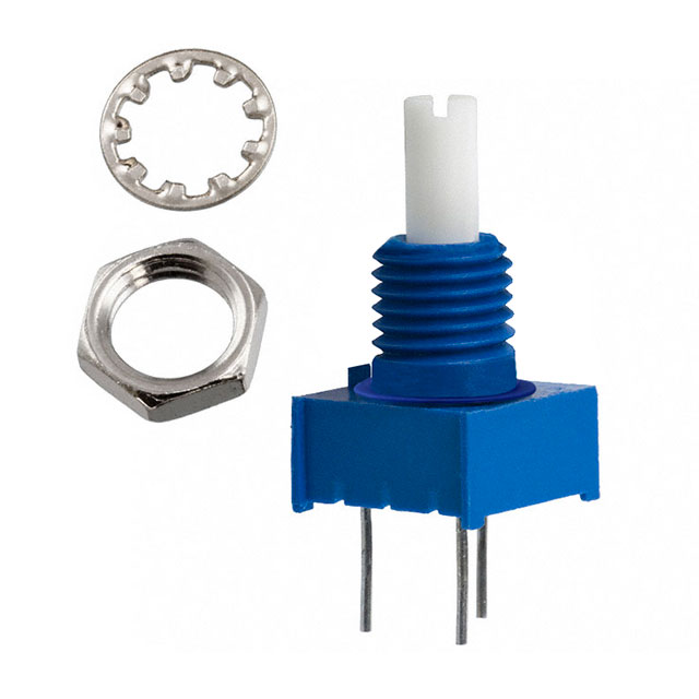 POT 500K OHM 1/4W PLASTIC LINEAR【3310P-001-504L】
