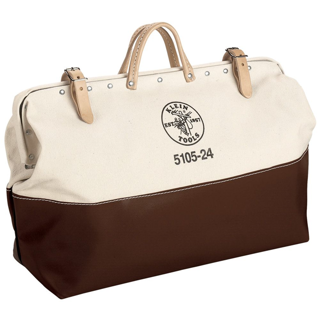 【5105-24】24''HIGH-BOTTOM CANVAS TOOL BAG
