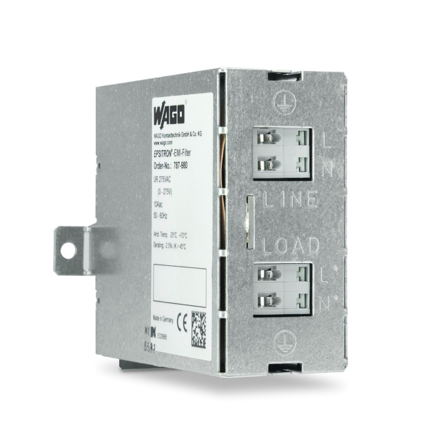 LINE FILTER 250VAC 10A DIN RAIL【787-980】