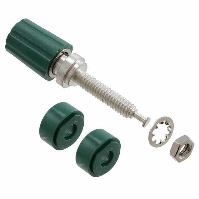 【3760-5】CONN BIND POST KNURLED GREEN