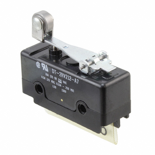 【DT-2RV212-A7】SWITCH SNAP ACTION DPDT 10A 125V