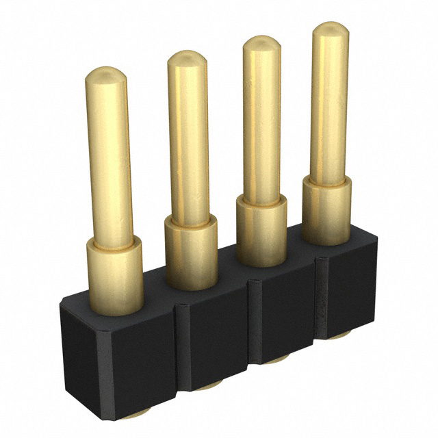 CONN SPRING PISTON 4POS SMD 812-22-004-30-007101 Mill-Max Manufacturing ...