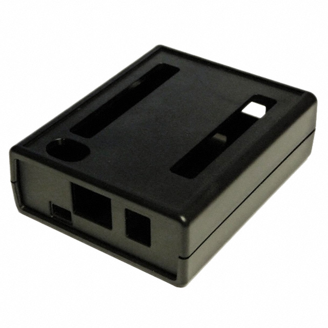 【1593HAMDOGBK】CASE ABS BLK 3.752"LX3.044"W