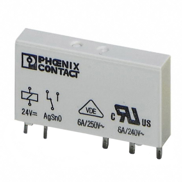 RELAY GEN PURPOSE SPDT 6A 24V【2961105】