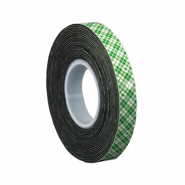 TAPE DBL SIDED BLACK 1/2"X5YDS【1/2-5-4432B】