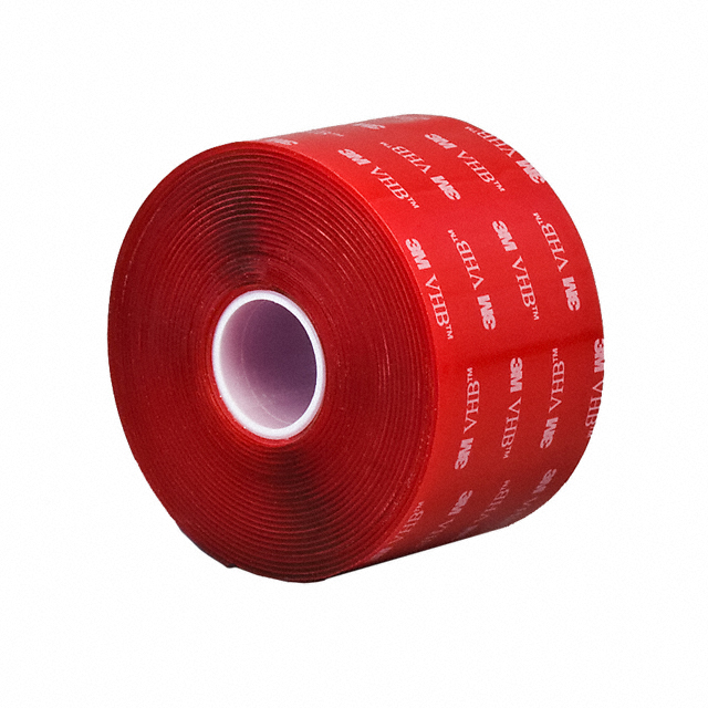 【4910-2-5】TAPE DBL COATED/SIDED CLR 2"X5YD