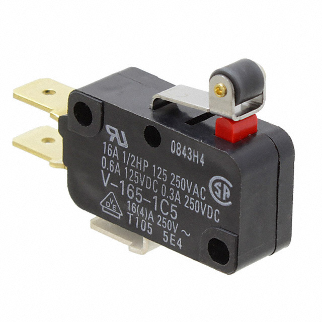 【V-165-1C5】SWITCH SNAP ACTION SPDT 16A 250V