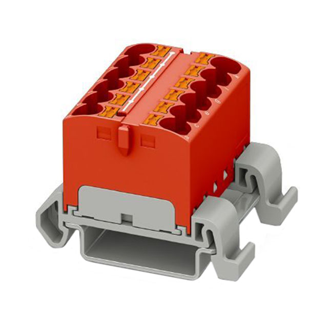 TERM BLK 12POS RED【3273684】