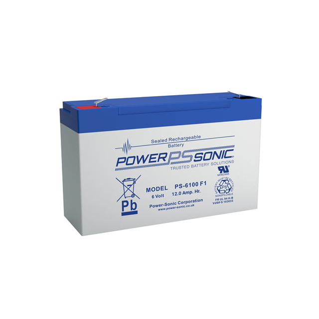 BATTERY LEAD ACID 6V 12AH【PS-6100 F1】