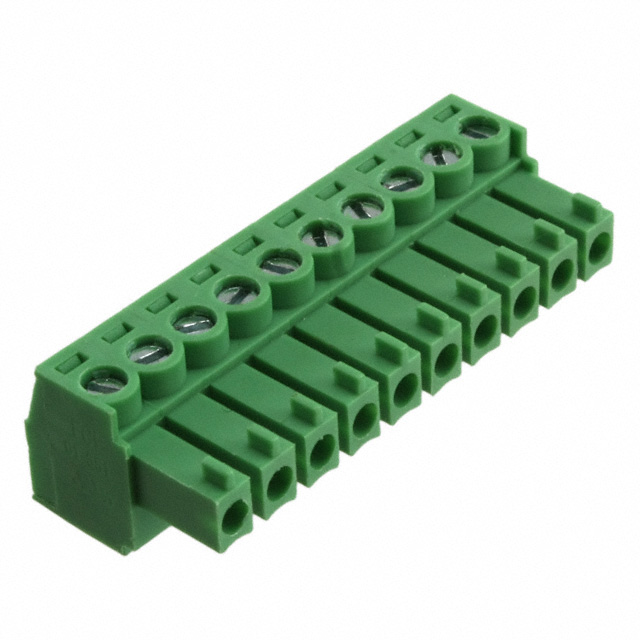 【TJ1031530000G】TERM BLOCK PLUG 10POS 3.81MM