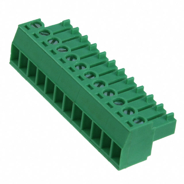 【TJ1231530000G】TERM BLOCK PLUG 12POS 3.81MM