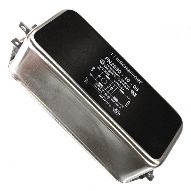 【FN2080-10-06】LINE FILTER 110V/250VAC 10A CHAS