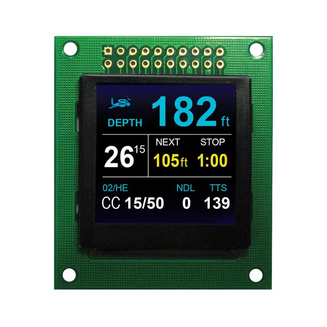 【NHD-1.5-128128UGC3】GRAPHIC DISPLAY OLED RGB 1.5"