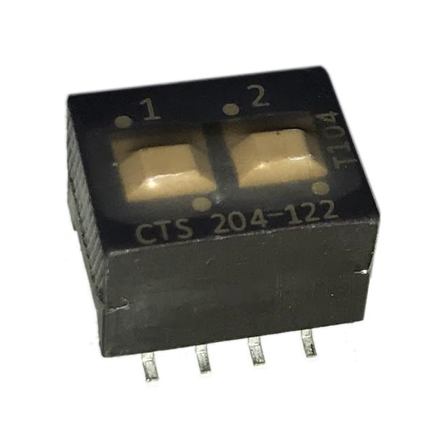 【204-122STR】SWITCH SLIDE DIP SPDT 0.05A 24V [digi-reel品]