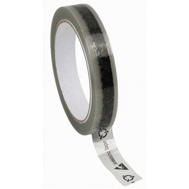 TAPE ANTISTAT CLR/BLK 3/4"X72YDS【81228】