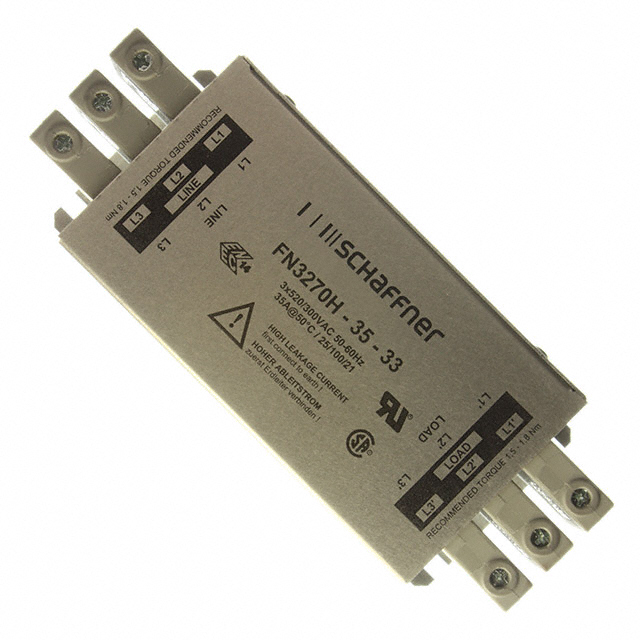 【FN3270H-35-33】LINE FILTER 480VAC 35A CHASS MNT