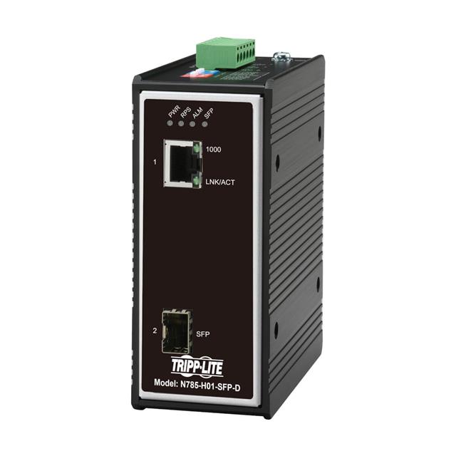 INDUSTRIAL GIGABIT FIBER TO ETHE【N785-I01-SFP-D】