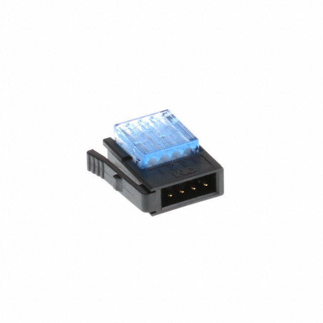 【37104-2165-000 FL 100】CONN PLUG 4POS IDC 20-22AWG GOLD