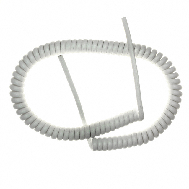 【GLF-121-410-023】CABLE MOD COIL 4COND WHT 5'