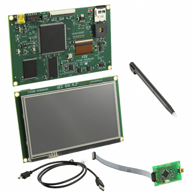 【UEZGUI-2478-43WQS】KIT DEV 4.3" TOUCH SCREEN REV.2