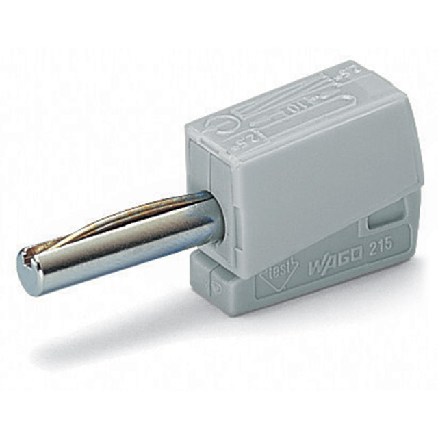 BANANA PLUG; FOR SOCKET 4 MM ; 2【215-811】