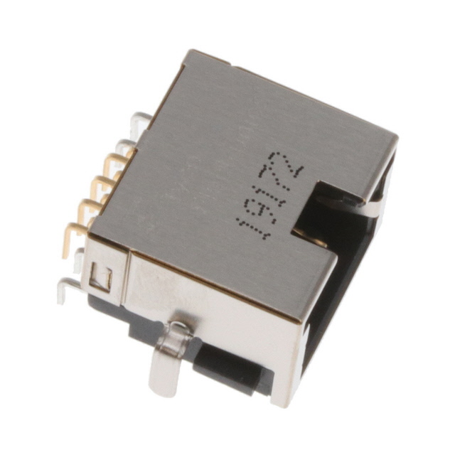 【2041411-1】RJ45 W/ LED, TAB UP, OFFSET, DIP