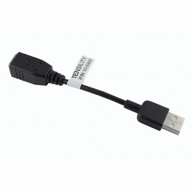 CBL USB2.0 B RCPT TO A PLG 0.33'【10-00657】