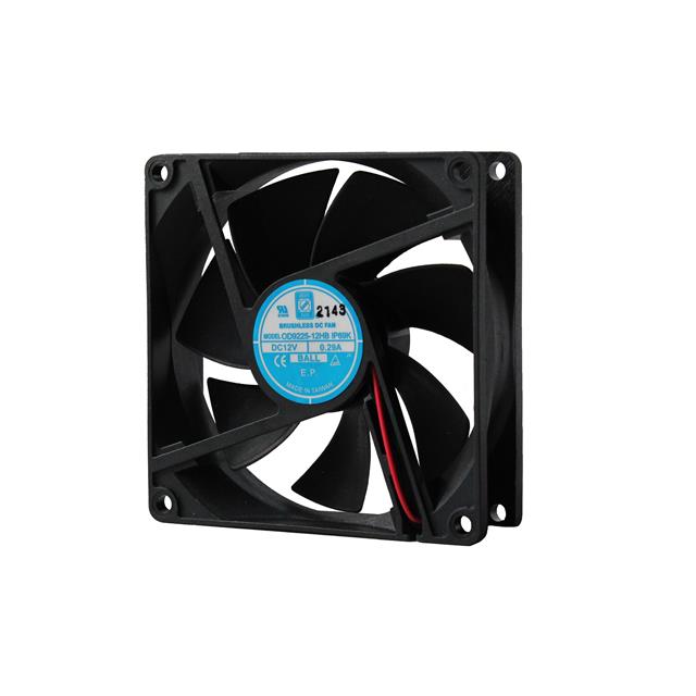 【OD9225-24HBXE】FAN AXIAL 92X25.5MM 24VDC WIRE[箱]