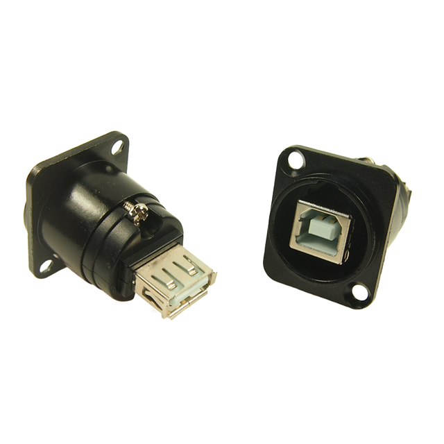【CP30115】XLR USB B - USB A BLACK METAL