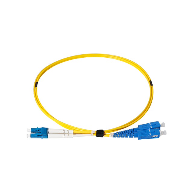 LC-SC SM Duplex Fiber Jumper 1M【ADT-PC-LCSC-SMA1DX-RYL-1M】