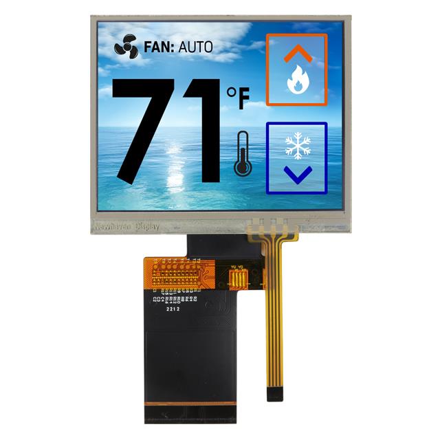 【NHD-3.5-320240JF-ASXP-T】3.5" IPS TFT LCD DISPLAY WITH RE