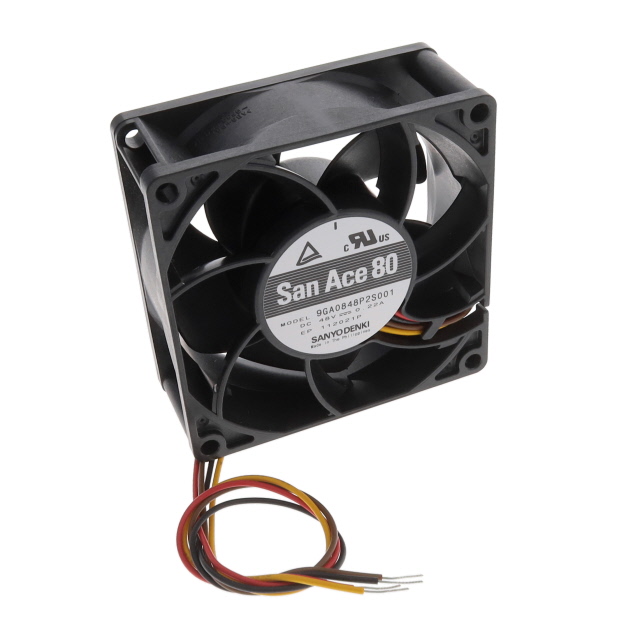 【9GA0848P2S001】FAN AXIAL 80X32MM 48VDC WIRE