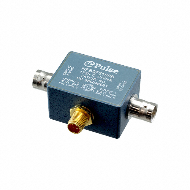 【HFB075100B】BALUN ADAPT 75 TO 100 OHM B PBC