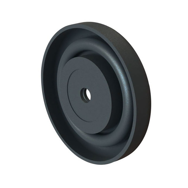 【SVF-1】FOOT CYLINDRICAL 1.5" DIA BLACK