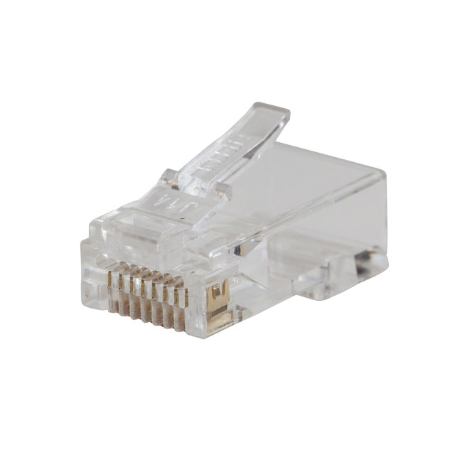 【VDV826-762】CAT5E PASS-THRU RJ45 CON 200/PK