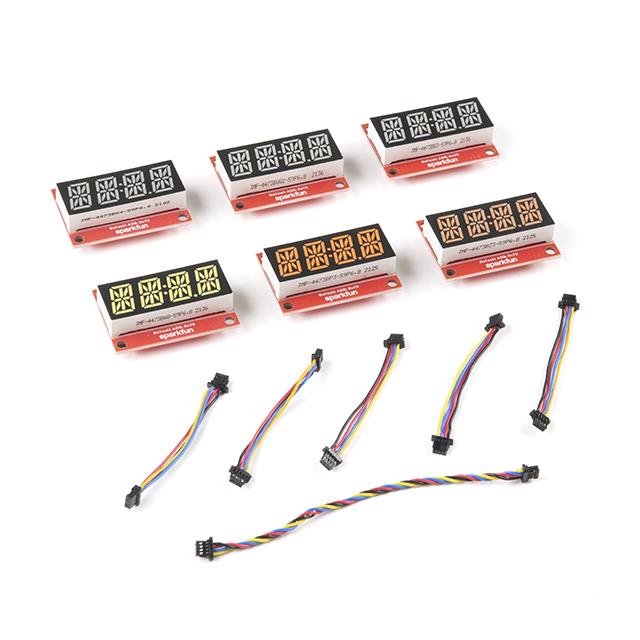 【19297】QWIIC ALPHANUMERIC DISPLAY KIT