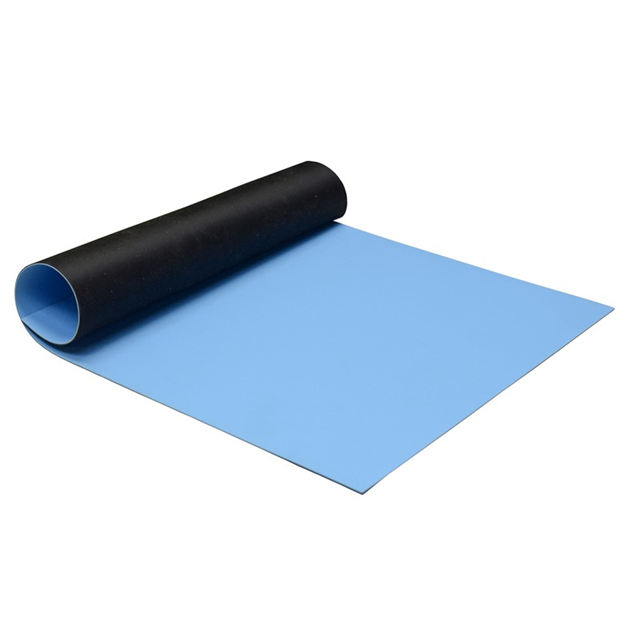 【770773】TABLE MAT RUBBER LIGHT BLUE 40'