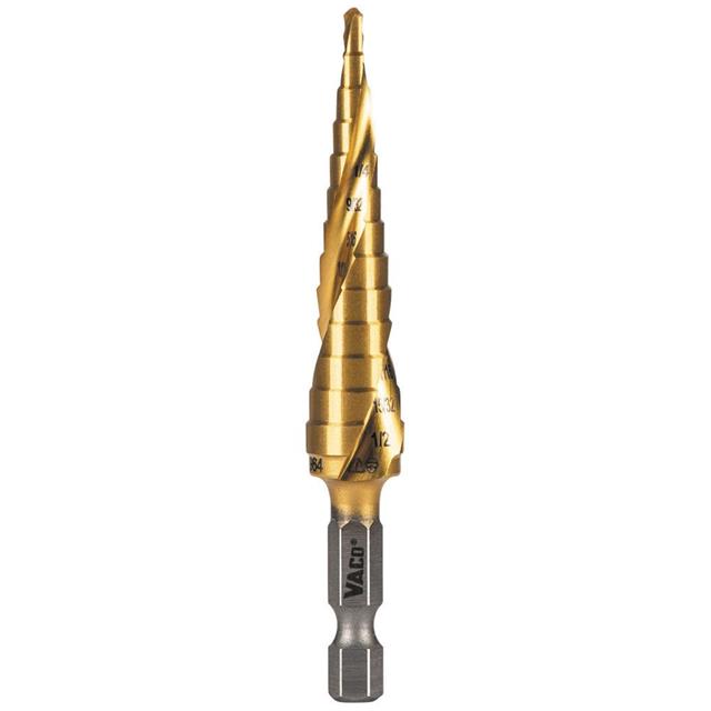 【25964】VACO STEP DRILL BIT 1/8" TO 1/2"