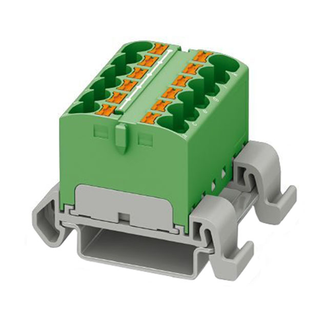 TERM BLK 12POS GREEN【3273688】