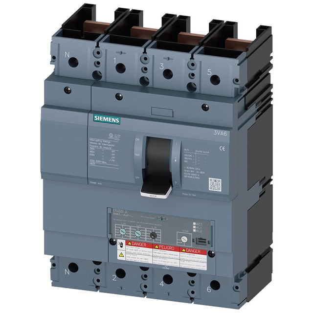 BRKR 3VA63 4P 400A 35KA ETU3-LI【3VA63405HL410AA0】