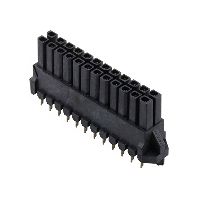 CONN RCPT 24POS 0.118 GOLD PCB【0447692403】