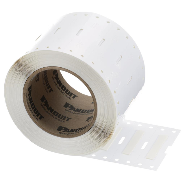 LABEL HEAT SHRINKABL 1X0.34" WHT【H100X034H1T】