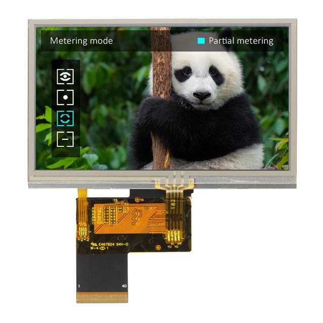 【NHD-4.3-480272EF-ASXP-T】4.3" IPS TFT WITH RESISTIVE TOUC
